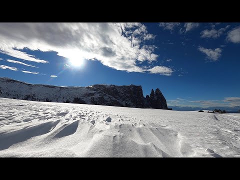 Escursione invernale all'Alpe di Siusi.