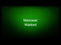Manowar - Warlord (lyrics)