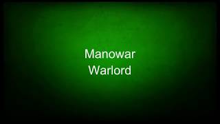 Manowar - Warlord (lyrics)