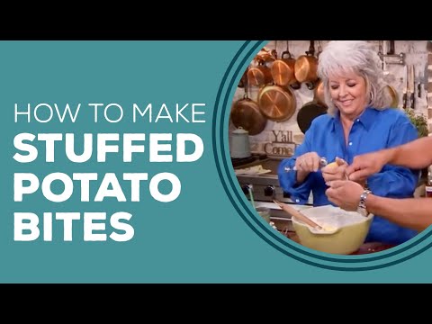 Cheese and Bacon Stuffed Mini Potato Bites Recipe - Blast from the Past