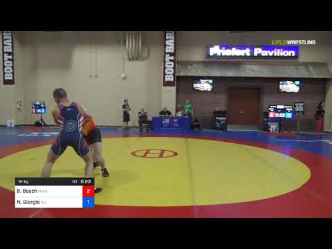 2018 Marine Corps US Open/Senior Men's Freestyle 61 Con 16 #1 - Blake Bosch (Minn) Vs. Nathaniel G