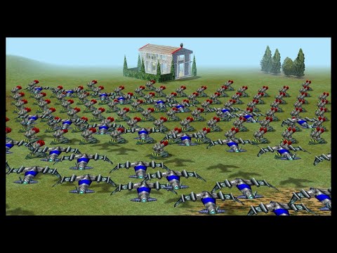 EMPIRE EARTH: 250 ATOMIC BOMBERS VS 100 ANTI-AIRCRAFT MISSILE TOWERS