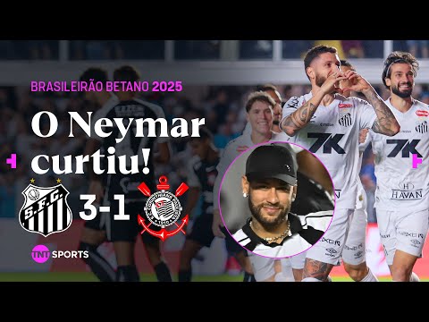 PEIXÃO PASSA POR CIMA DO TIMÃO NA VILA! SANTOS 3X1 CORINTHIANS | MELHORES MOMENTOS