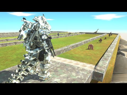 Robot Godzilla Death Run Tour (Mecha Godzilla) - Animal Revolt Battle Simulator