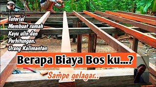 Download lagu How @Tukang_gondrong calculates the cost of building an ironwood house, right down to the girders... mp3