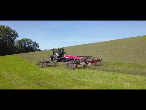 Schwaden 2019 mit Deutz-Fahr Agrotron 100 und Vicon Andex 1254