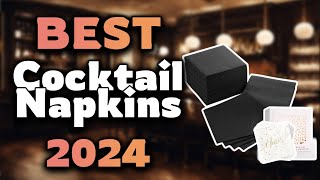 Top Best Cocktail Napkins in 2024 & Buying Guide - Must Watc