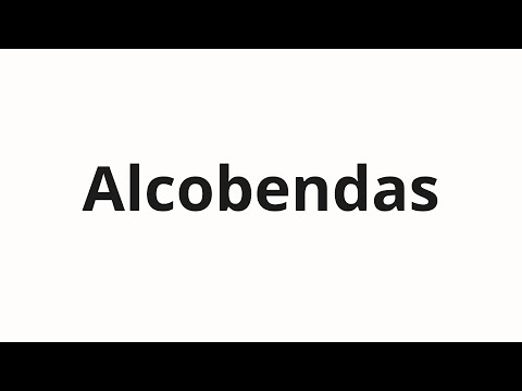 How to pronounce Alcobendas