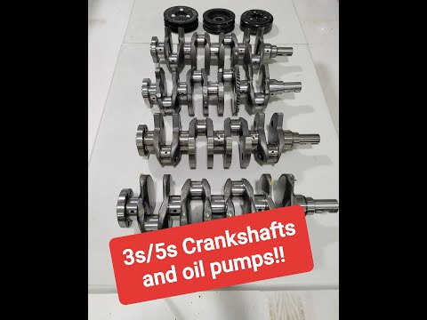3sgte Crankshafts and oil pumps