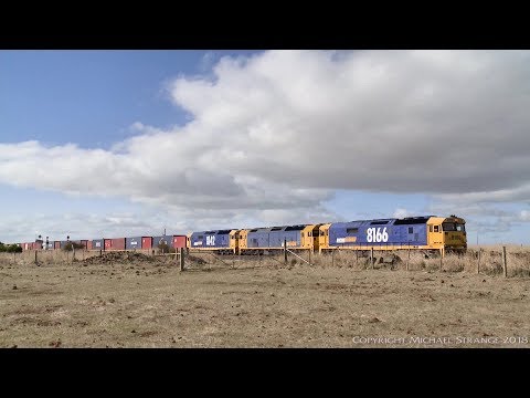 7901V Mildura Standard Gauge Containers - PoathTV Australian Diesel Trains