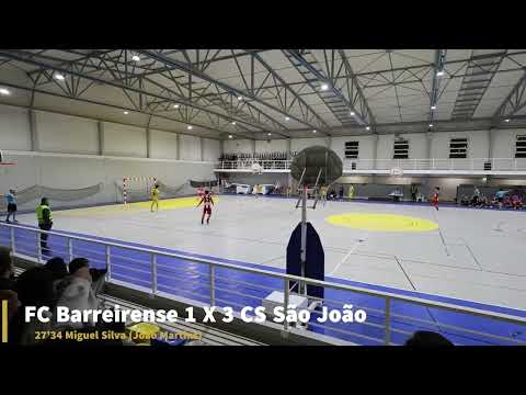 FC Barreirense 𝟮-𝟲 CS São João (Juniores, 2ª Fase CN II Divisão FPF)