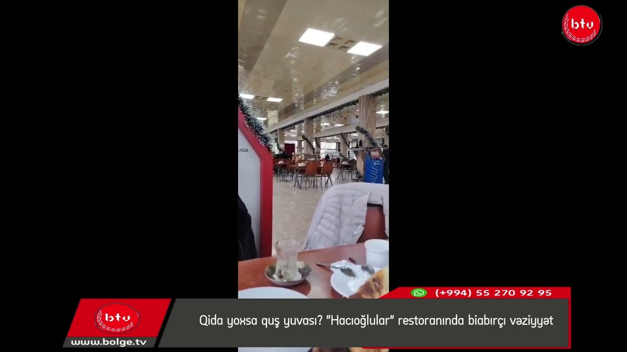 Qida yoxsa quş yuvası? “Hacıoğlular” restoranında biabırçı vəziyyət