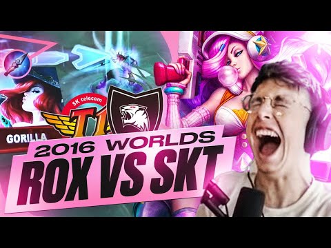 SKT VS ROX 2016 WORLDS - ONE OF THE BEST SERIES EVER - REWATCH - CAEDREL