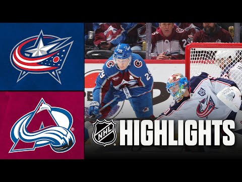 Blue Jackets vs. Avalanche | NHL Highlights | January 10, 2026