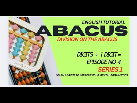 Division (1st series) on the Abacus English Tutorial episode 4