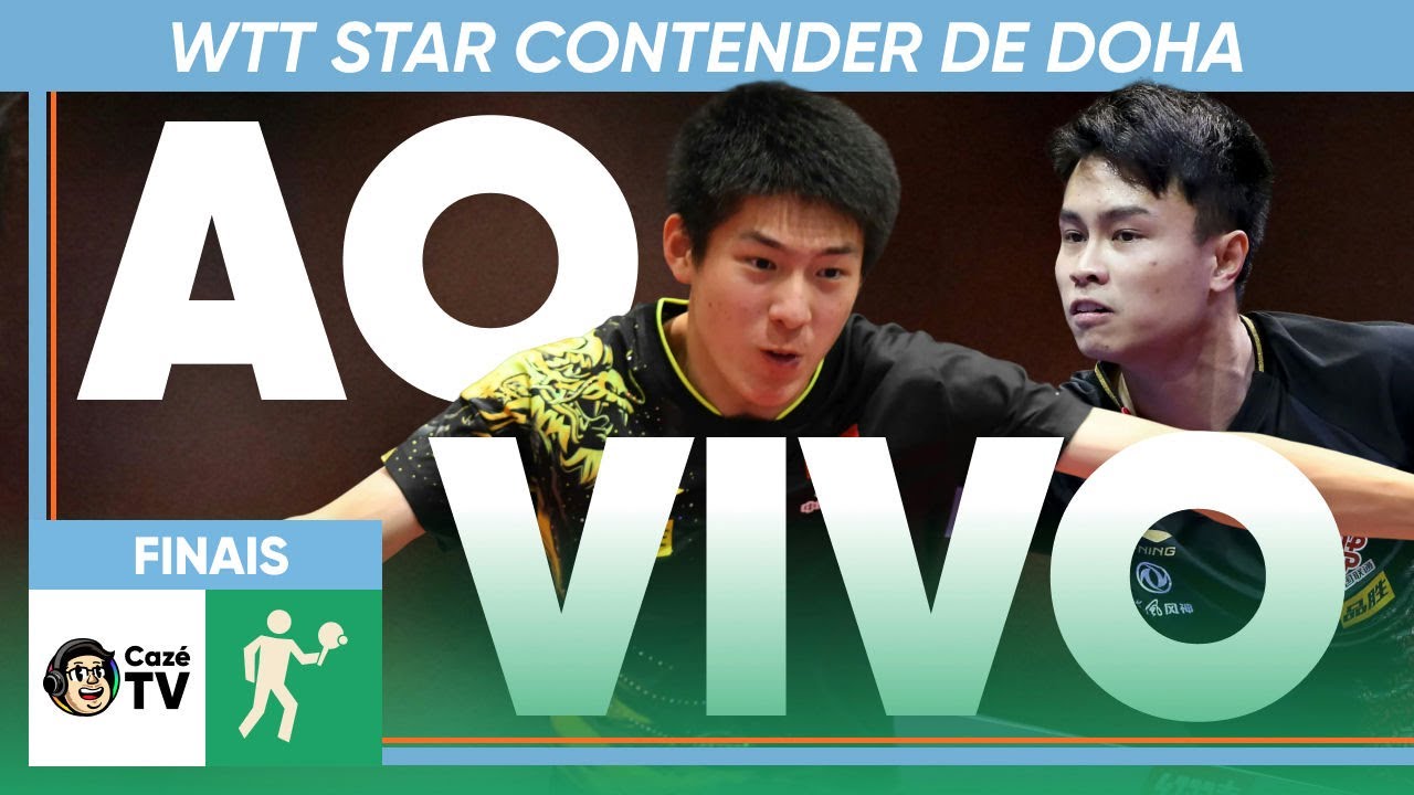AO VIVO: TÊNIS DE MESA | FINAIS DO WTT STAR CONTENDER DE DOHA