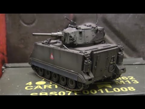 Old tank repair Episode #2, 1/35th scale Vintage Tamiya Australian M113A1 FSV tank model restoration