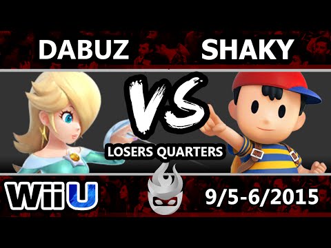 Paragon LA 2015 - Shaky (Ness, Pikachu) Vs. Dabuz (Rosalina) - Losers Quarters - Smash Wii U