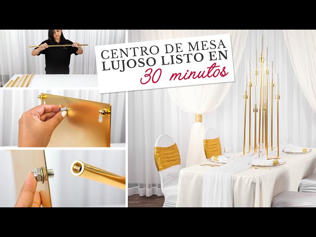 Vídeo relacionado con NUPTIO Candelabros De Cristal 10 Piezas Claro Vela Palo Titular Conjunto para Taper Pilar Tealight Velas Boda Centros De Mesa para La Cena De Navidad Decoración De La Fiesta