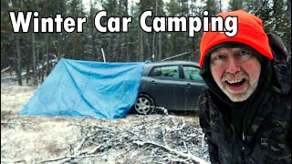 Bushcraft Car Camping in the Winter