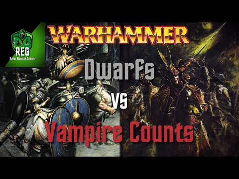 Warhammer Fantasy 6th Edition Battle Report | Dwarfs vs Vampire Counts