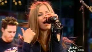 Avril Lavigne - Complicated - Live @ good morning america [08-29-02]