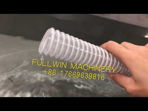 PVC suction hose production line spiral pipe manufacturing extruder machine with PLC control