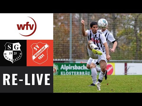 SV Wittendorf II - SG Dornstetten | Re-Live | Kreisliga A | 24/25