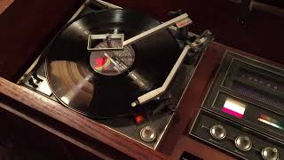 Vintage 1960s Mid-Century Modern Sears Silvertone Record Player Changer Stereo Console