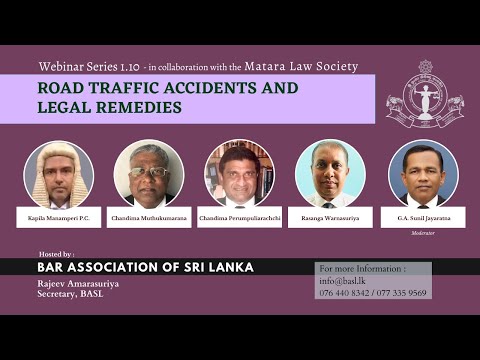 BASL Webinar 1.10: Road Traffic Accidents and Legal Remedies