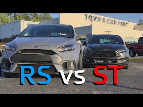 Ford Focus RS vs Focus ST - Review and Comparison