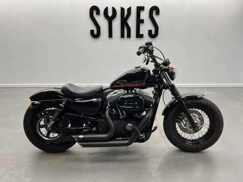 Harley-Davidson XL1200X Sportster Forty Eight in Vivid Black 