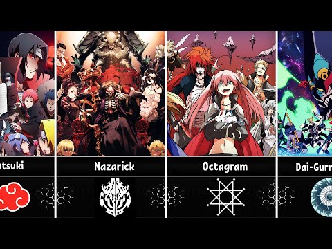 Most Overpowered Organizations in Anime