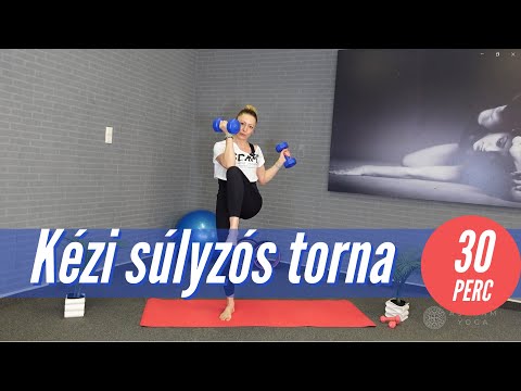 Kézi súlyzós torna- KAR,VÁLL, HAS erősítő program