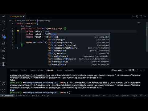 Java Basics Boolean Operators