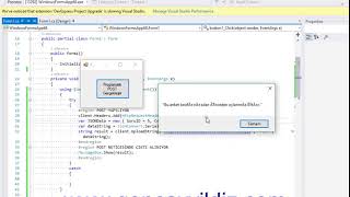 C#'ta WebClient Nesnesi İle Kodsal POST İşlemi - Örnek Çalışma Videosu