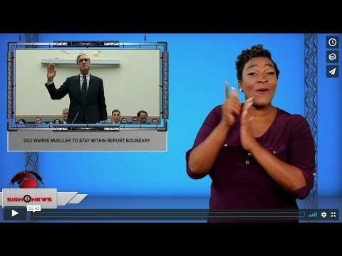 DOJ warns Mueller to stay within report boundary (ASL - 7.23.19)