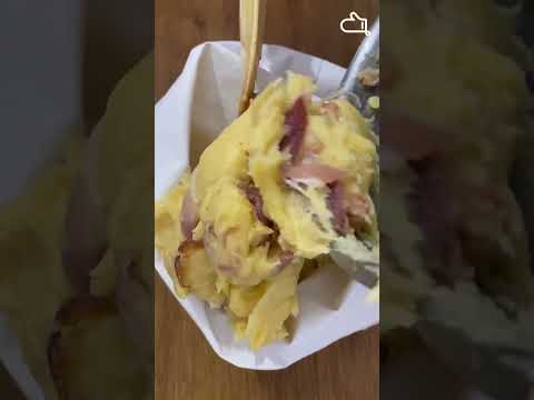 Recette Gaufres à la raclette et jambon cru