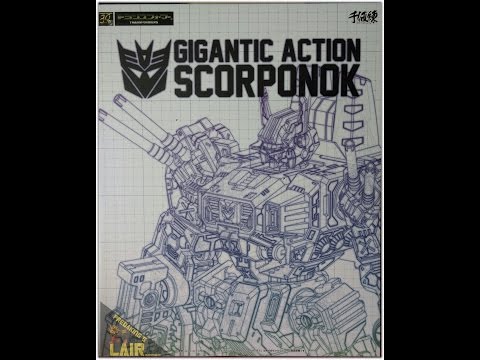 Transformers Gigantic Action Scorponok by Sentinel Spanish Review ESPAÑOL