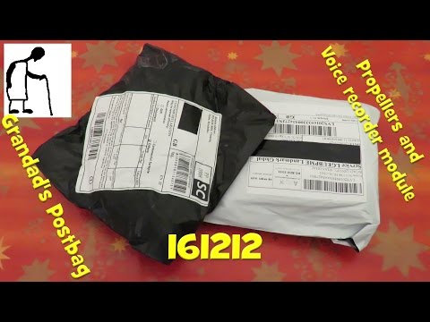Grandad's Postbag 161212 Propellers and Voice recorder module