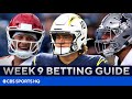 NFL Gambling Expert's BEST BETS for Week 9 | CBS Sports HQ