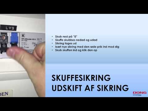 DongEnergy instruktion ved mangler du stroem