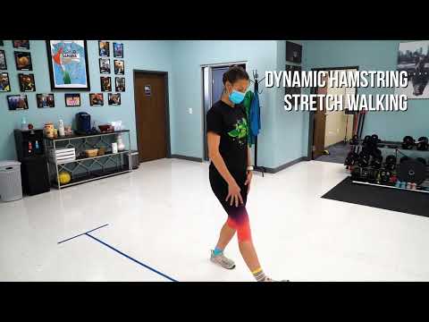 Dynamic Hamstring stretching