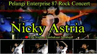 Download lagu Video Konser Lawas Nicky Astria 1987 | Pelangi Enterprise 87 Rock Concert mp3