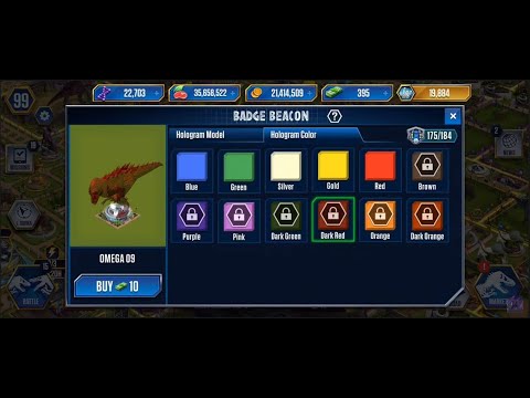 We Didn't Know This Update Existed - Hologram Color!! Jurassic World The Game| R #355