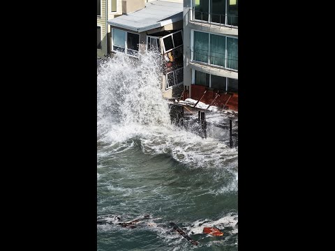 Tropical Storm Rachel brings powerful waves to California