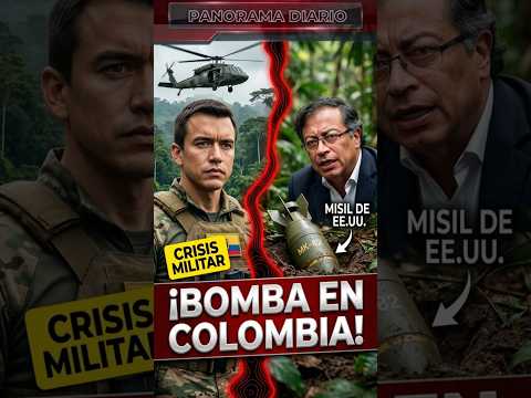 🚨 CRISIS FRONTERIZA: Ecuador y EE.UU. Bombardean Campamento Narco + El "Misil" que Cayó en Colombia