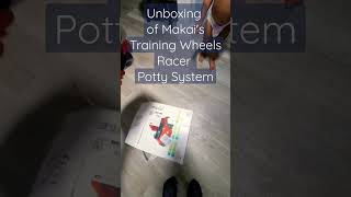 Unboxing of Training Wheels Racer Potty System Part 1