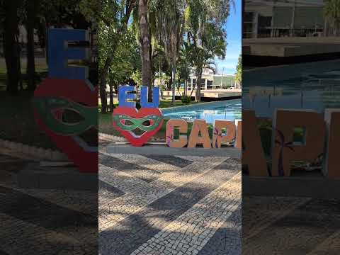 Capivari cidade do interior de São Paulo passeio pela praça central