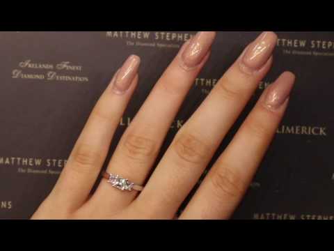 37238 - Three Stone Graduated Princess Cut T0.90ct